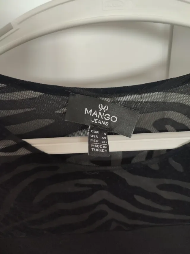 Vestido Mango Negro S