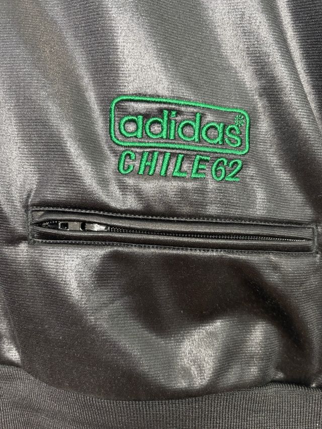 Chaqueta Adidas Chile 62 Negra y Verde