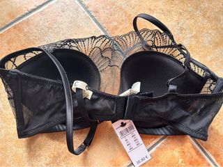 Sujetador Intimissimi 90C Encaje Negro