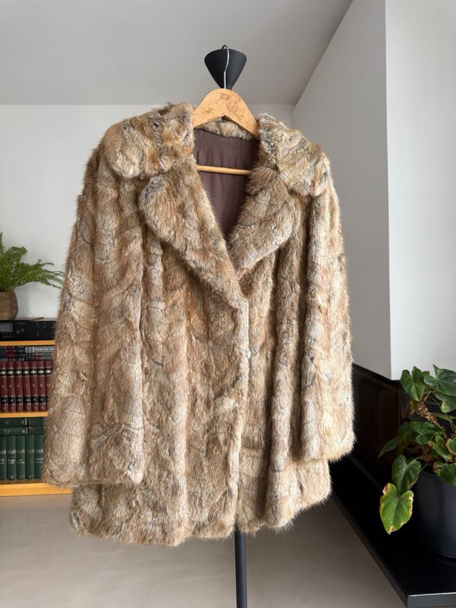 Abrigo de piel mujer talla 44-46