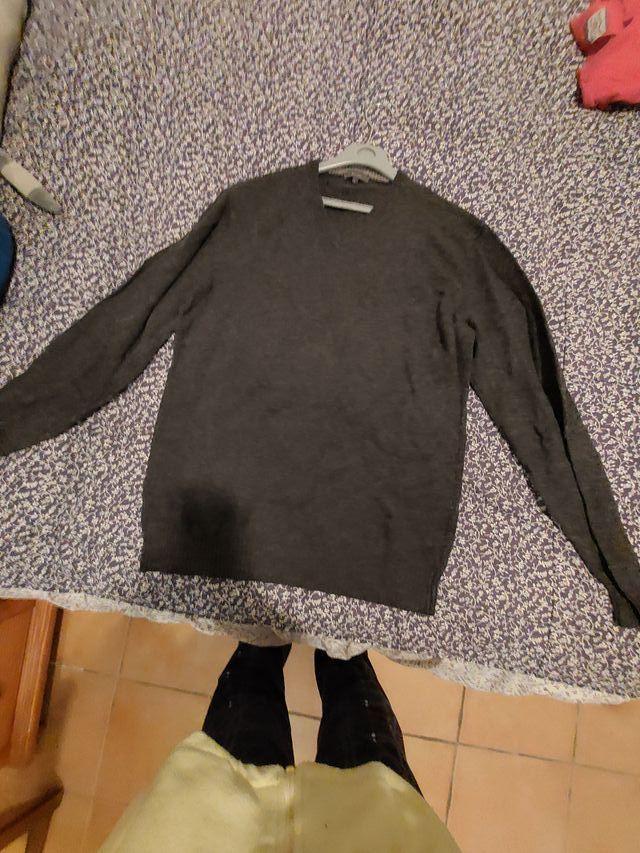 Jersey pico gris talla L