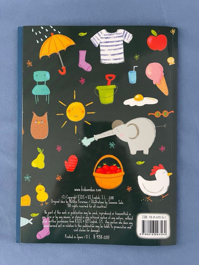 3 Libros Kids & us. Gina Ginger. Listen and touch.