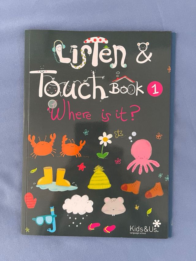 3 Libros Kids & us. Gina Ginger. Listen and touch.