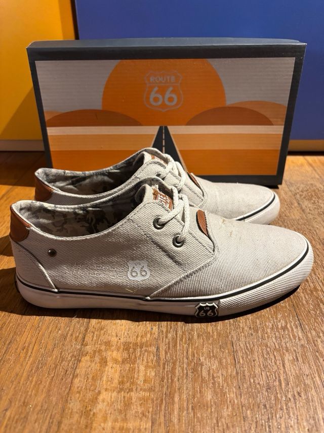 Scarpe Route 66 beige/marrone