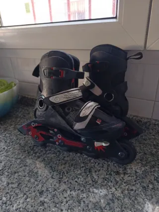 Patines en línea negros taya 39