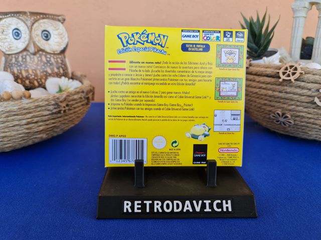 Caixa de Substituição Pokémon Edição Amarela GB