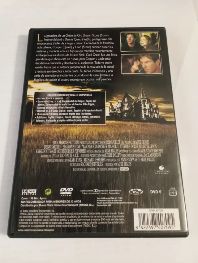 DVD La Casa (Cold Creek Manor)