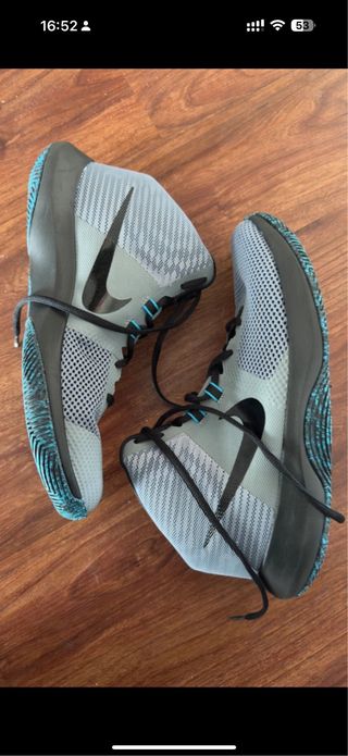 Tênis Nike Air Precision Azul/Cinza