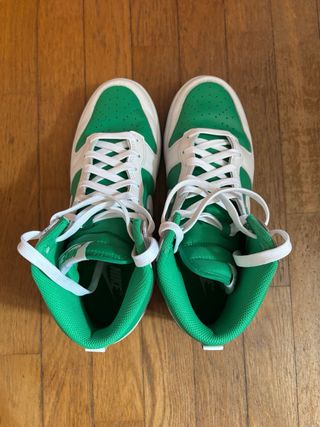 Nike Dunk High Verde e Bianco