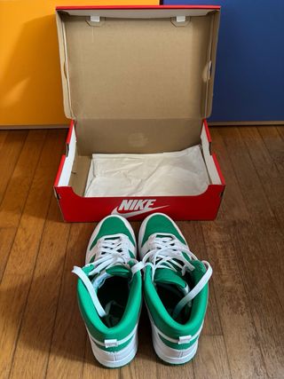 Nike Dunk High Verde e Bianco