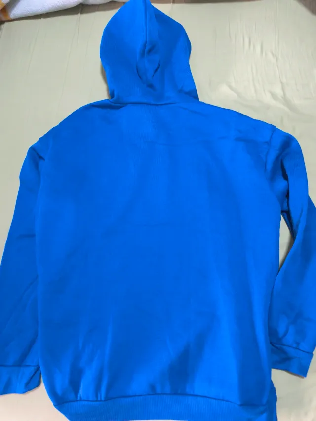 Sudadera con capucha azul SHEIN