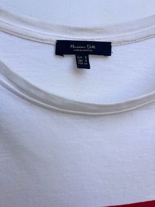 Camiseta rayas Massimo Dutti S