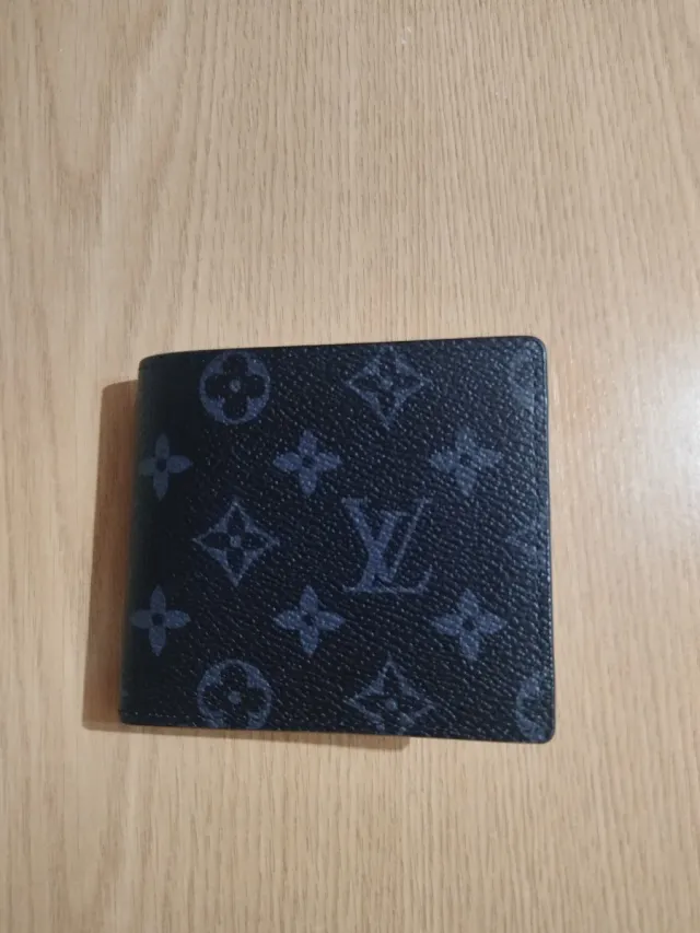 Portafoglio Louis Vuitton Nero e Grigio