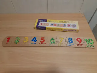 Puzzle de números 1-10