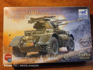 Maqueta Bronco 1/35 T17E1 Staghound Mk.I