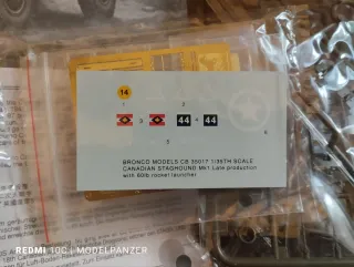 Maqueta Bronco 1/35 T17E1 Staghound Mk.I