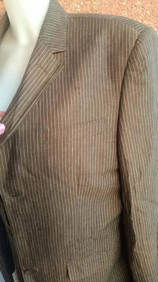 Chaqueta de lino hombre