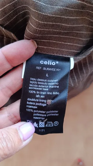 Chaqueta de lino hombre