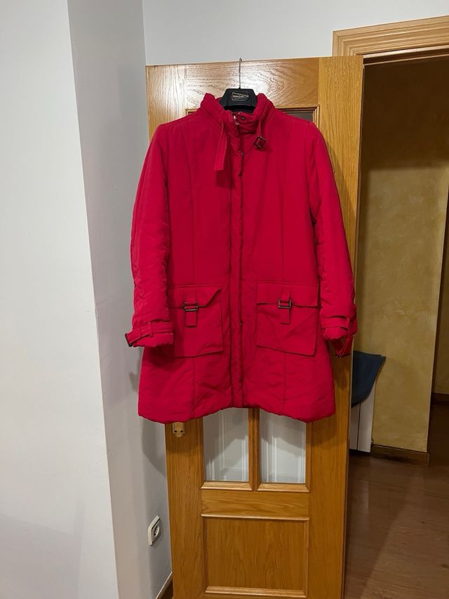 Chaqueta acolchada roja