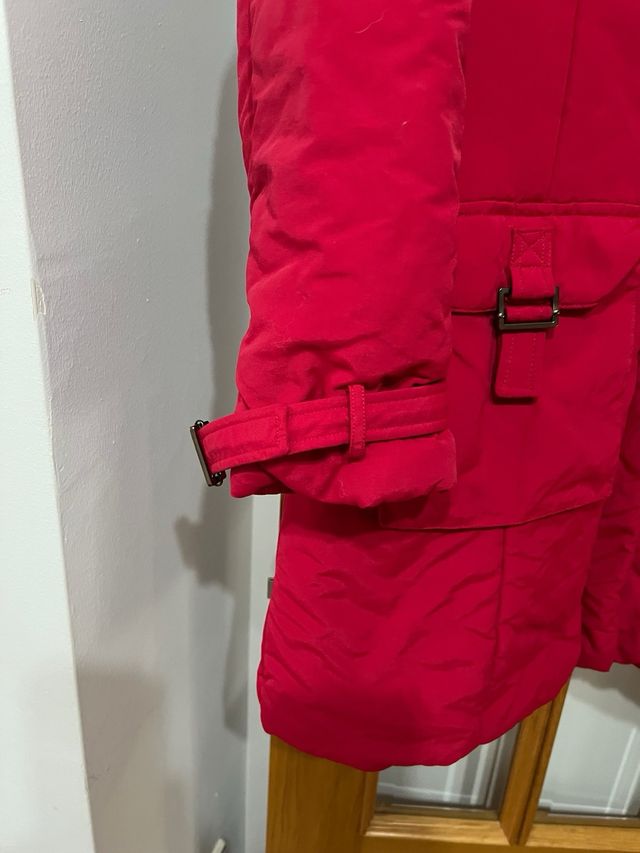 Chaqueta acolchada roja