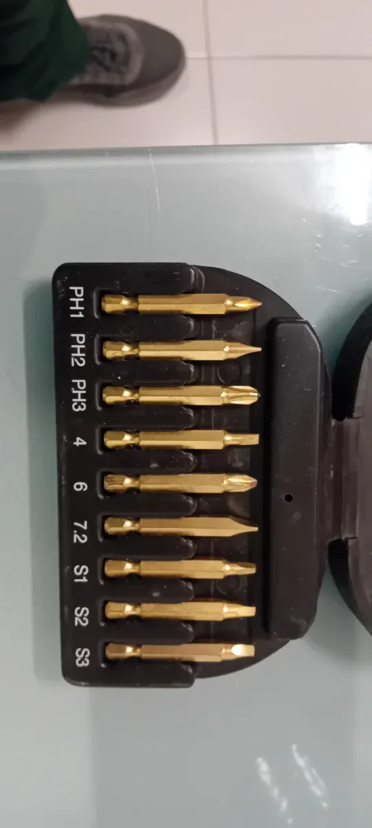 Estuche Black & Decker falta algunas puntas