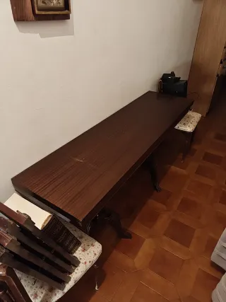 Mesa de comedor extensible madera