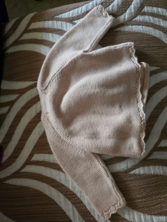 Chaqueta Zara bebé rosa