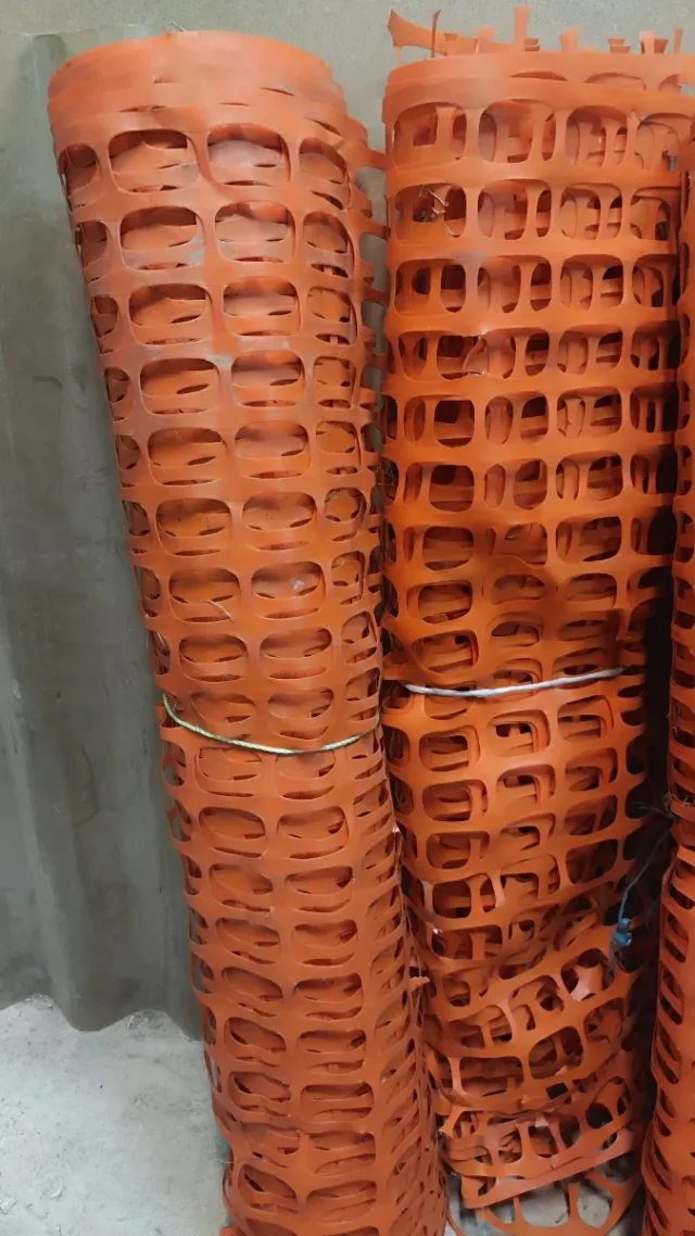 Malla de protección naranja 2 rollos 1.20x15
