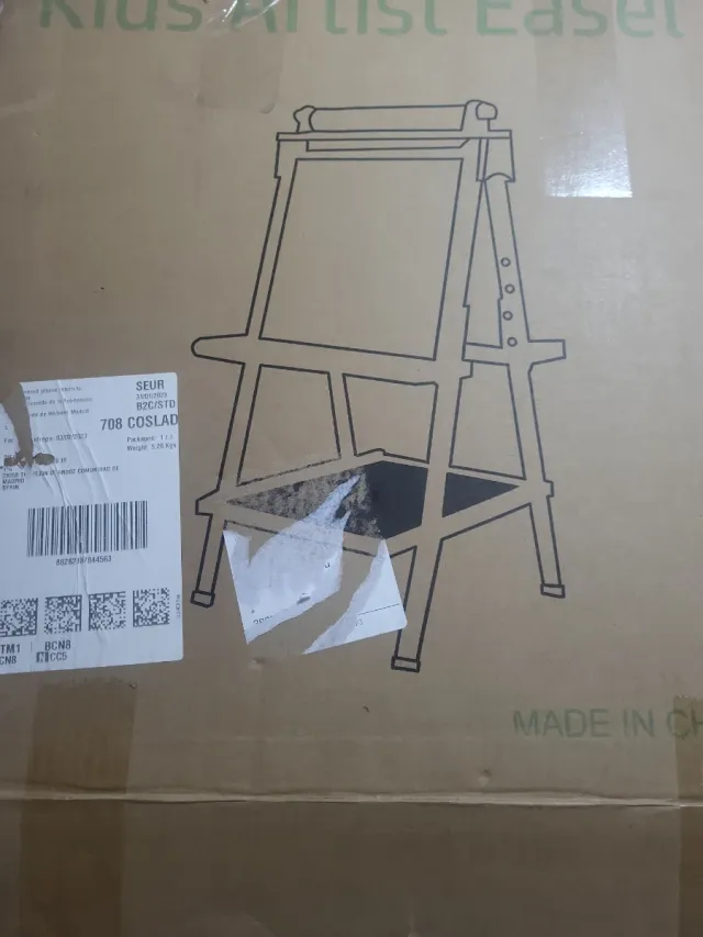 Caballete de dibujo para niños