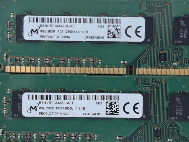 16GB-DDR3 / 1600MHz { 2x8GB }