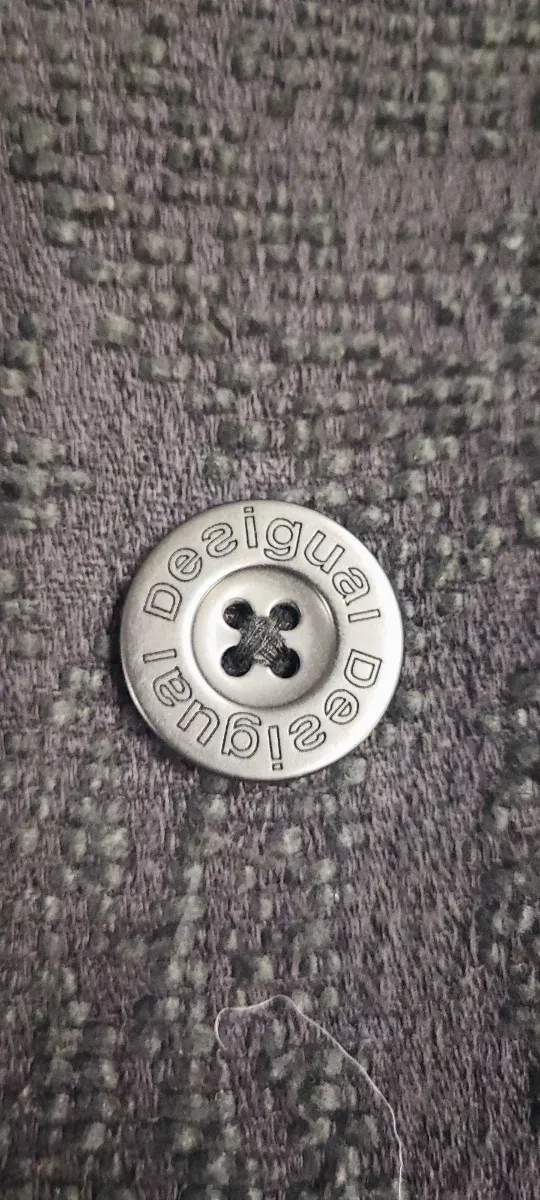 Abrigo Desigual Negro Talla M