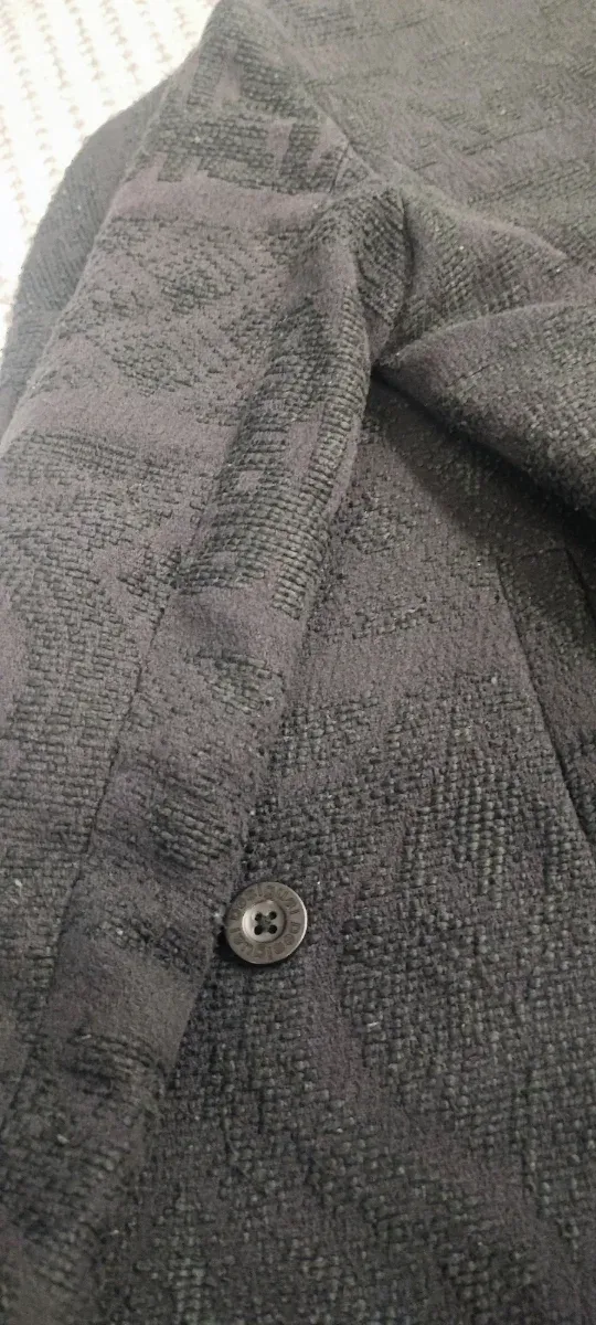 Abrigo Desigual Negro Talla M