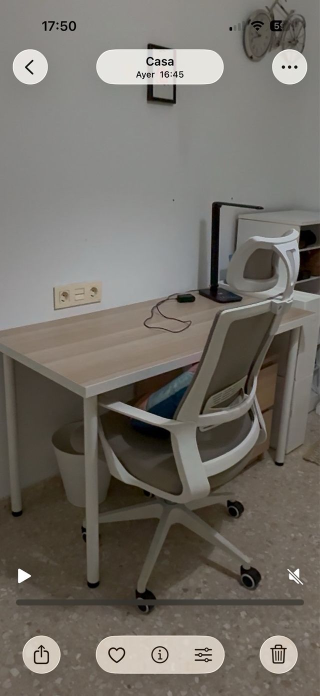 Mesa escritorio Linnmon 100x60