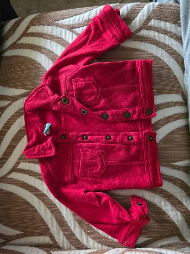 Chaqueta bebé roja