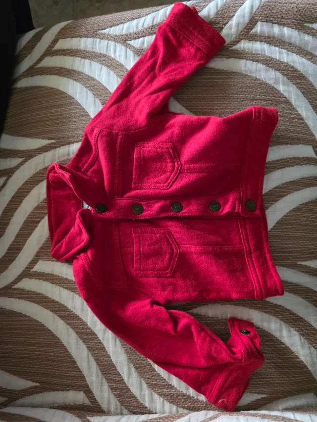 Chaqueta bebé roja