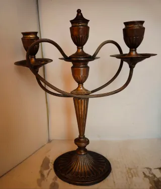 Coppia Candelabri Antichi da Carrozza XIX sec