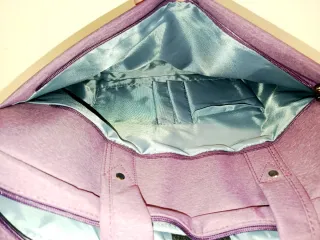 Maletín para portátil morado