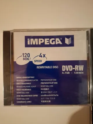 IMPEGA DVD-RW 4.7GB 120min 4x