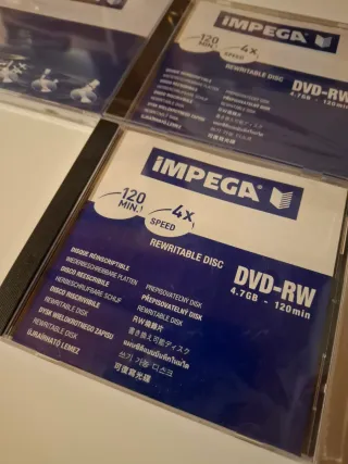IMPEGA DVD-RW 4.7GB 120min 4x