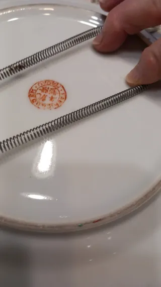 Antichi piatti cinesi decorati