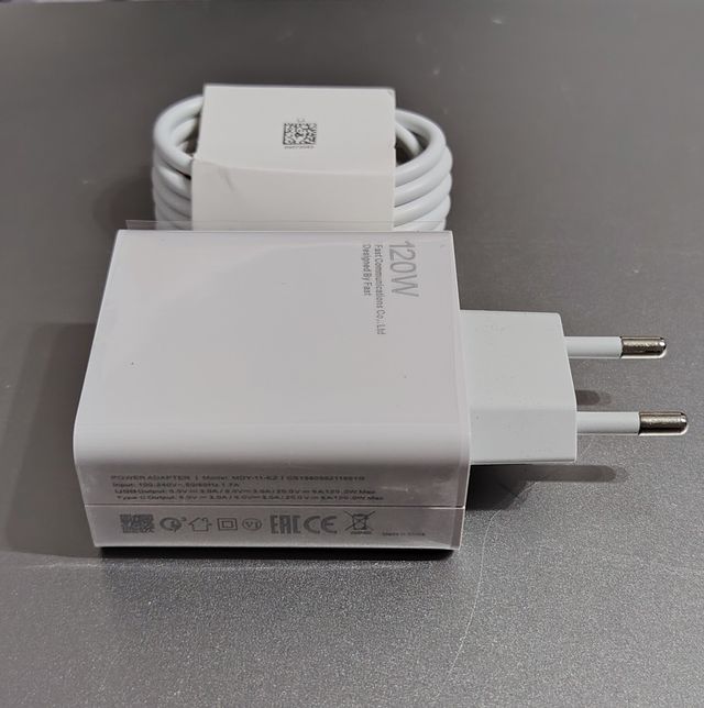 Cargador compartible Xiaomi 120W + Cable Tipo-C