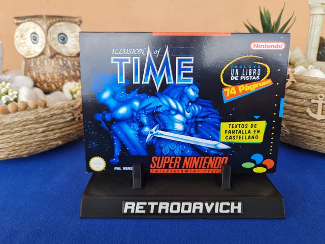 Caixa de Substituição Illusion of Time SNES