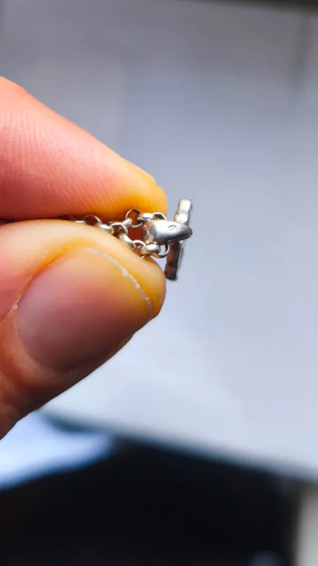 Bracciale catena cuore quadrifoglio argento