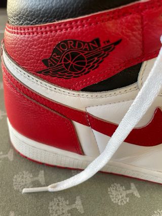 Scarpe Nike Air Jordan 1 Rosse Bianche