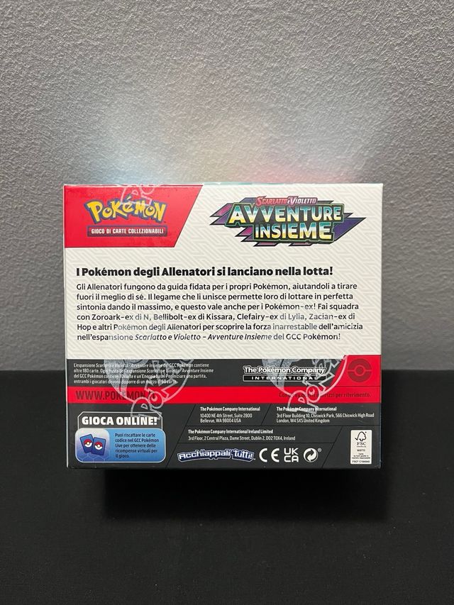 Pokemon tgc: box da 36 Avventure insieme.
