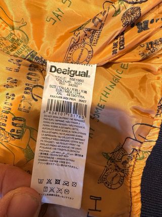 Chaqueta Bomber Desigual Azul