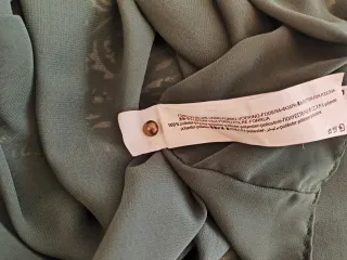 Vestido verde estampado