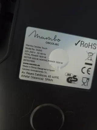 Cecotec Mambo Touch Robot Cocina Multifunción