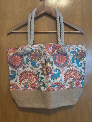Bolsa de playa con estampado