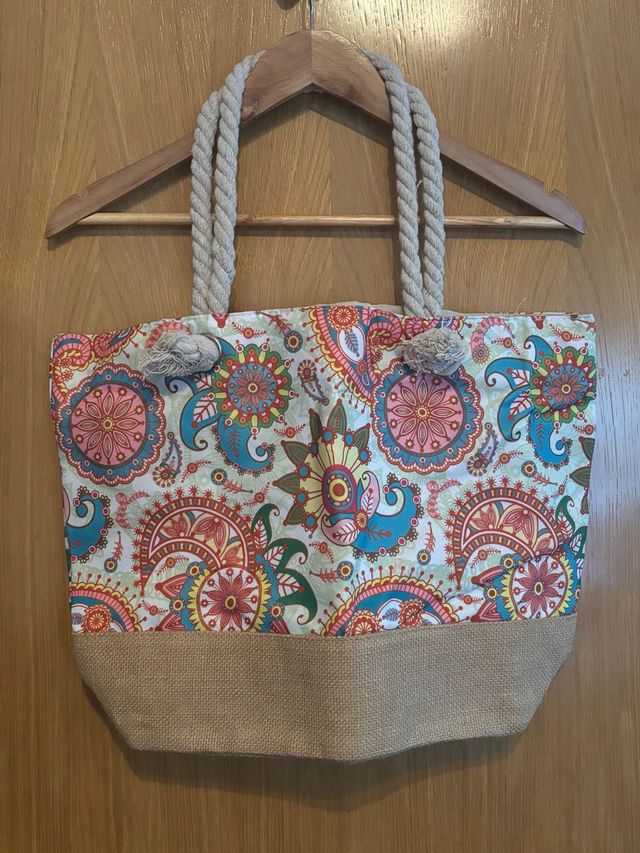 Bolsa de playa con estampado